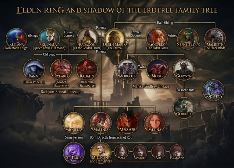 Elden Ring family tree