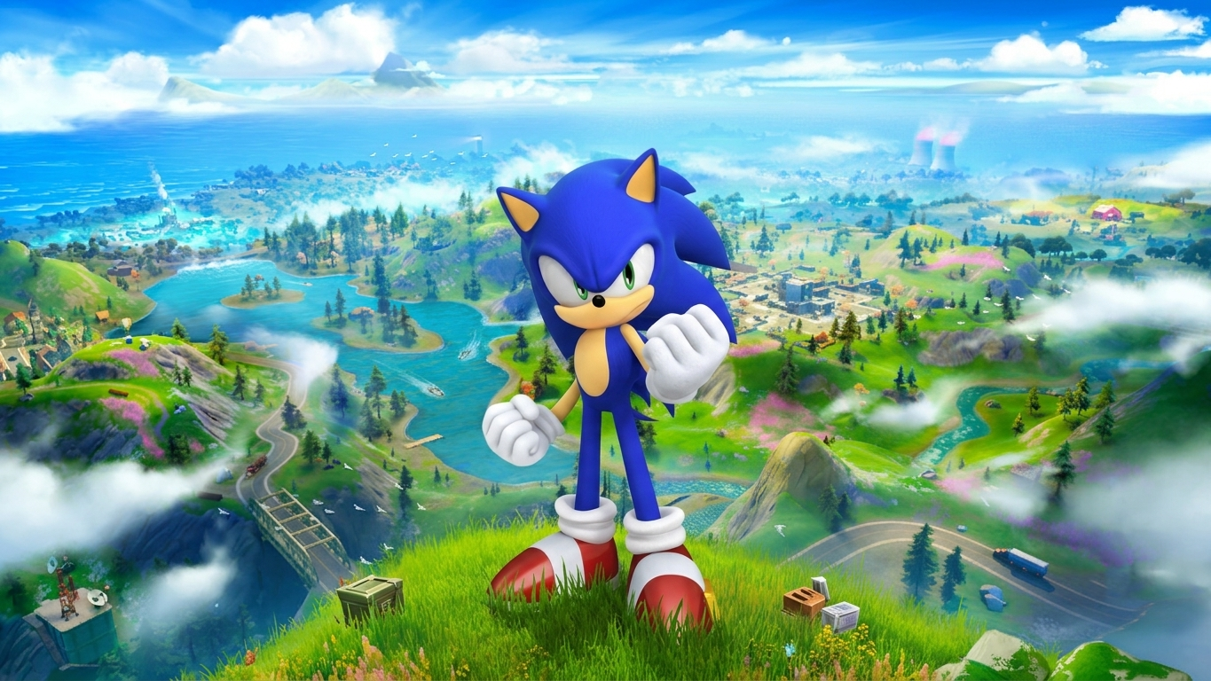 Fortnite Sonic crossover