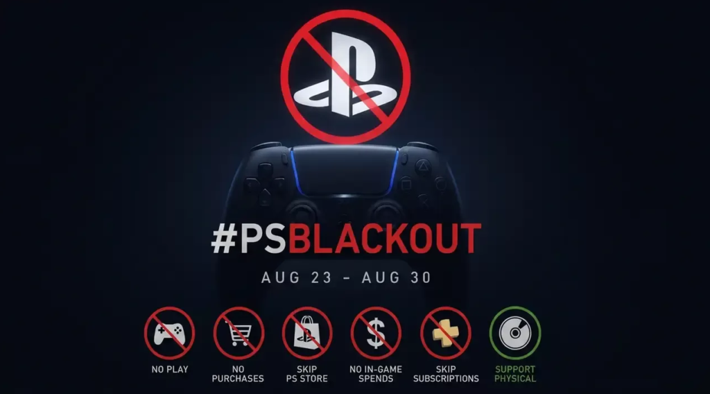 PlayStation Blackout protest