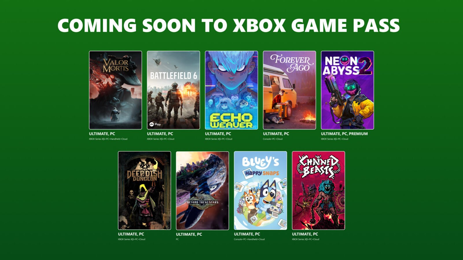 Xbox Game Pass October 2026
